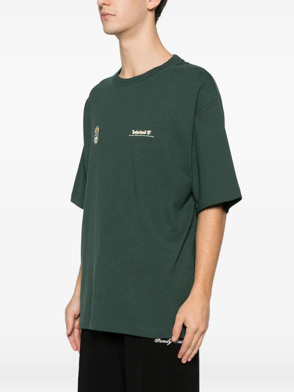 Timberland Logo-print T-shirt In Green