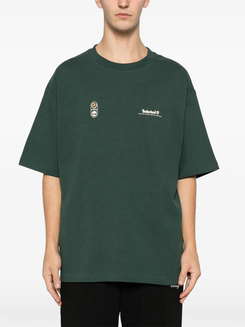Timberland Logo-print T-shirt In Green