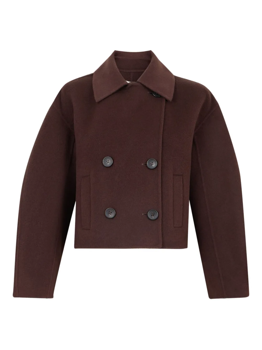 Ulla Johnson Marta Double-beated Coat In Burgundy