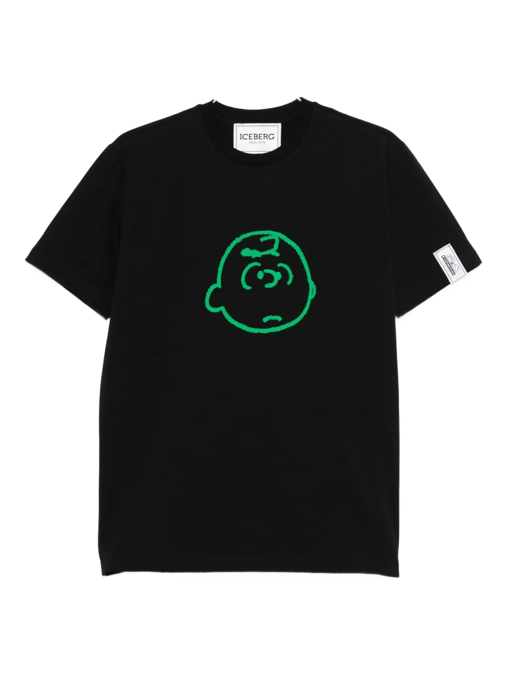 Iceberg camiseta con estampado gráfico | negro | Image 1