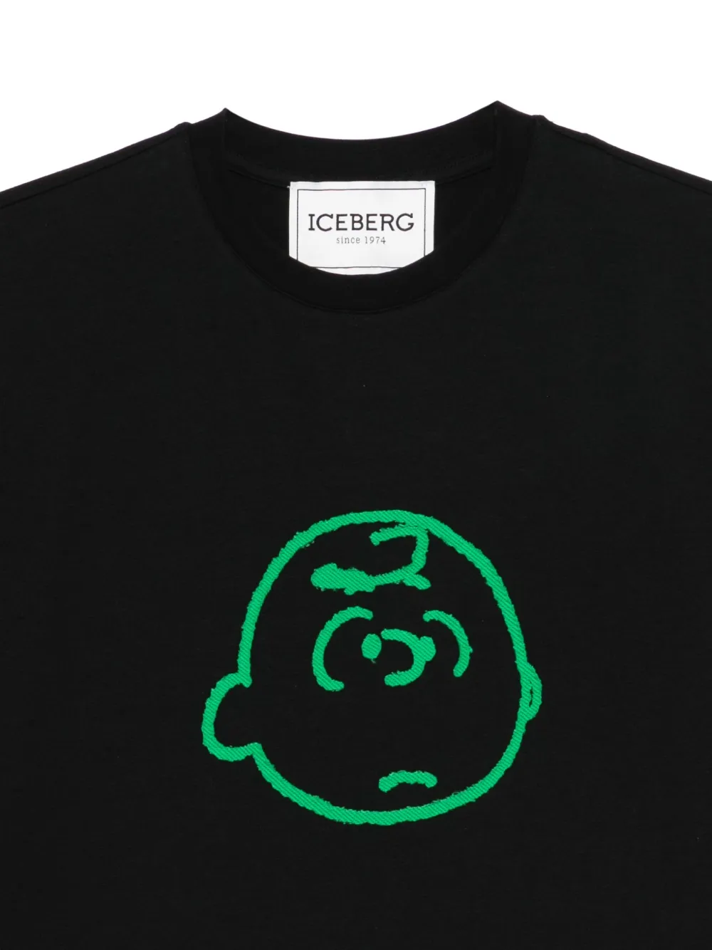 Iceberg T-shirt met grafische print Zwart