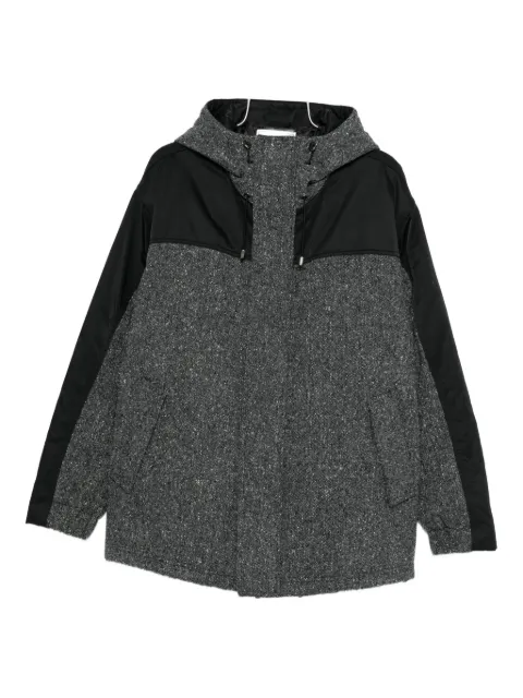 Iceberg panelled hooded jacket