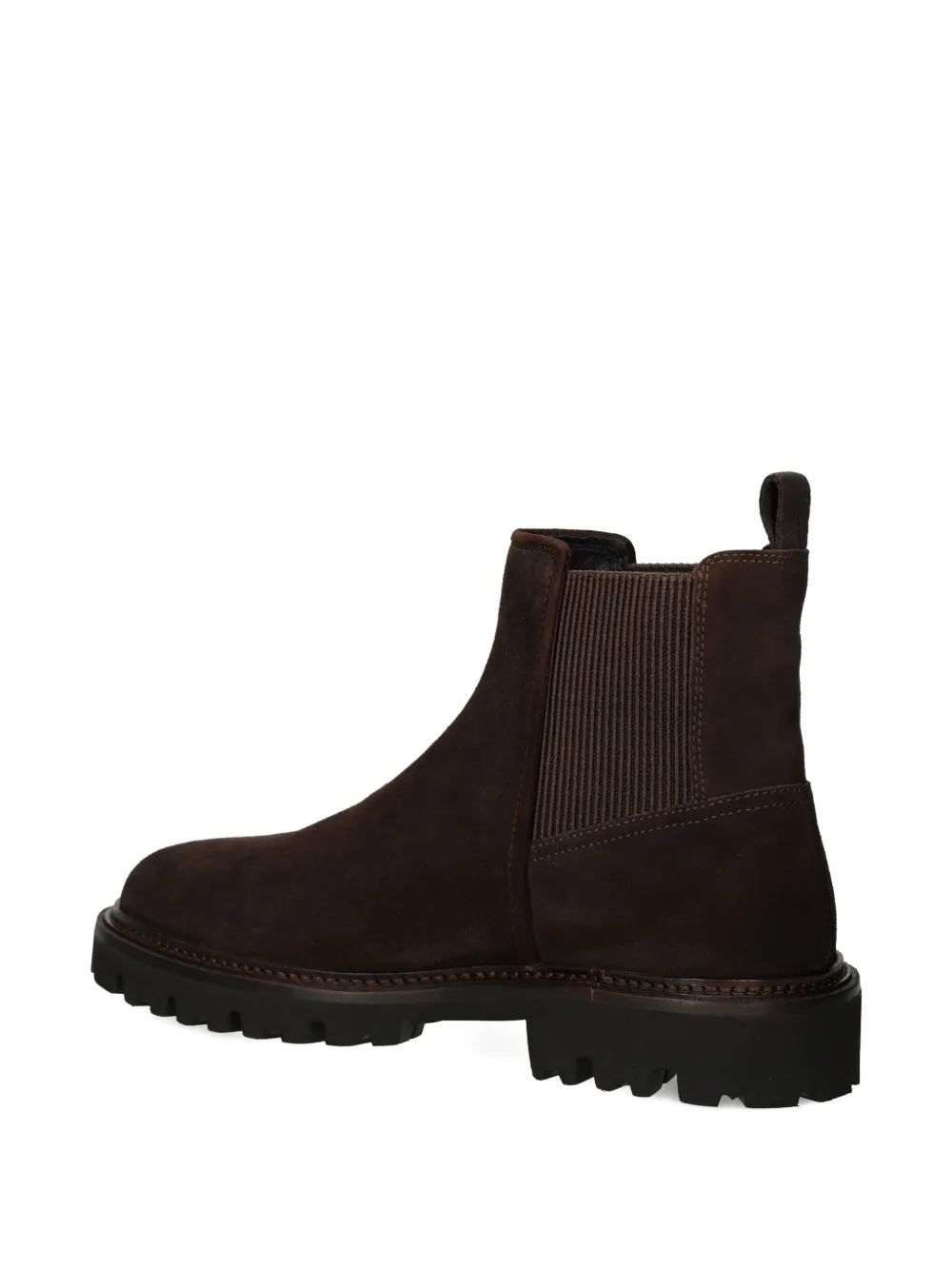 Hugo Boss Boss Julio Lugged Suede Chelsea Boot In Brown