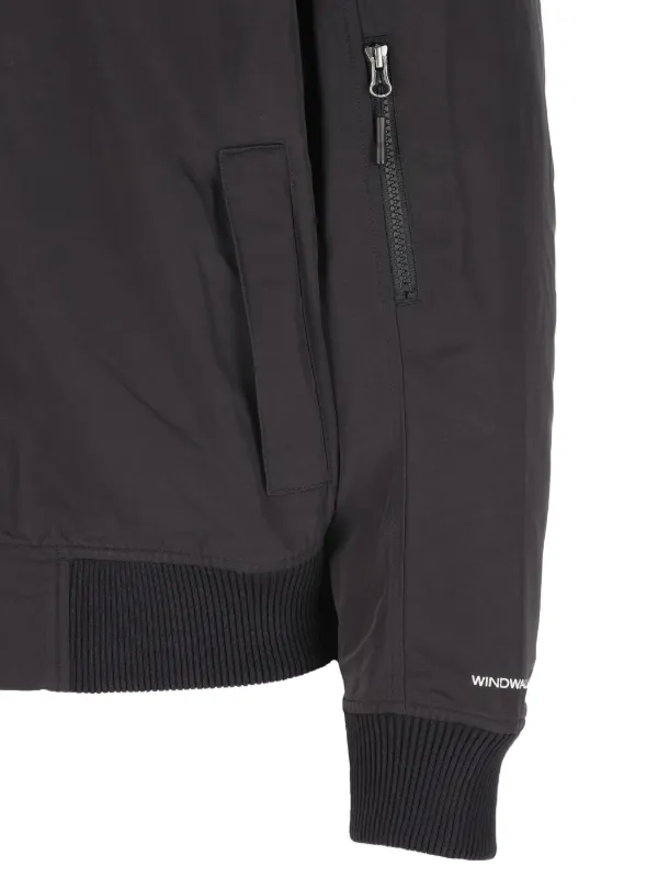 The North Face Jaqueta Bomber Canelada Com Zíper | Preto | FARFETCH BR