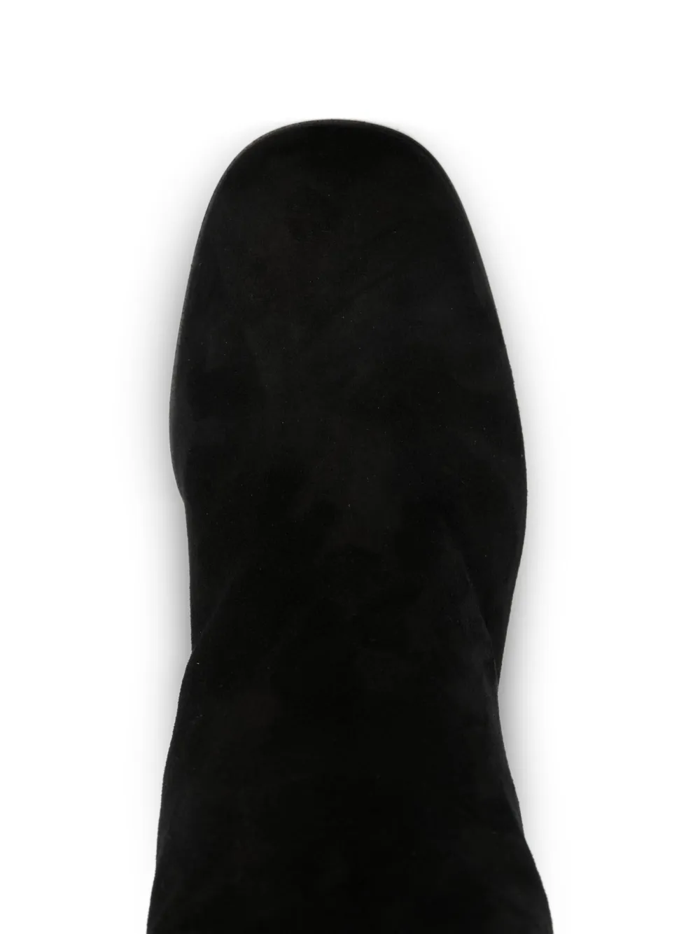 Prada square-toe block-heel boots Zwart