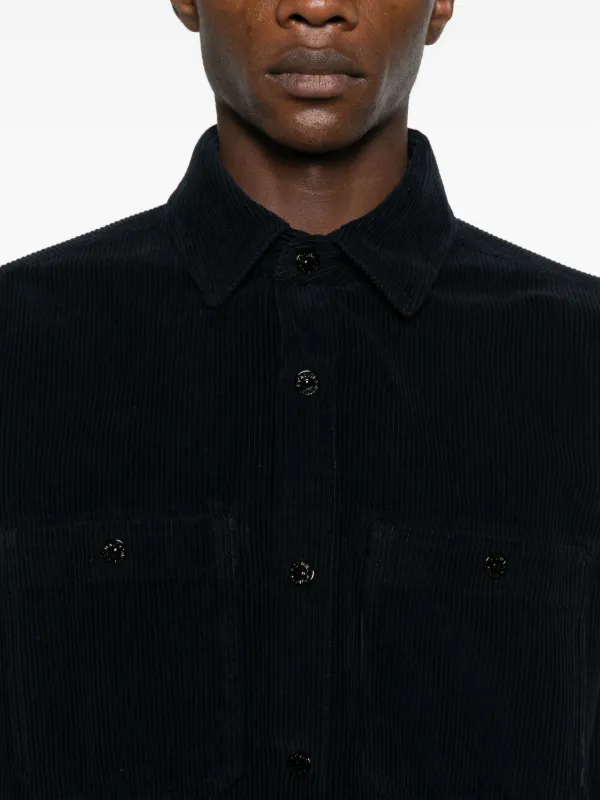 Stone Island コーデュロイ シャツジャケット | ブルー | FARFETCH JP