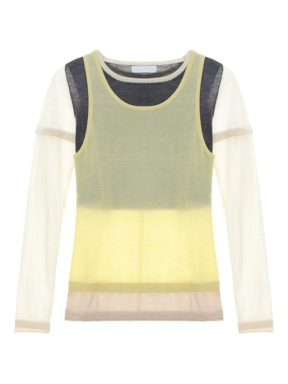 CUDDLEUP 分层式T恤 | 灰色 | Image 1