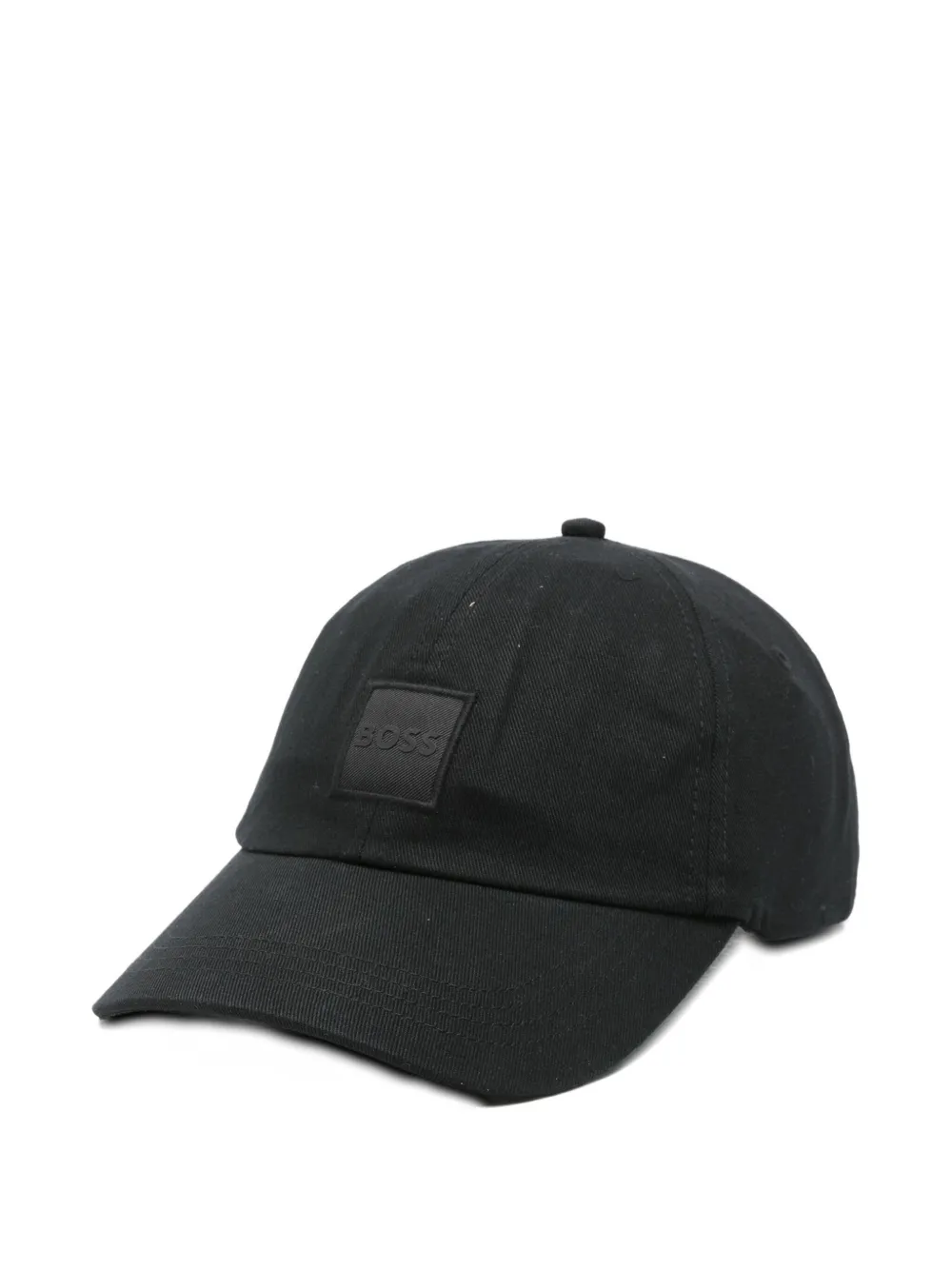 Hugo Boss Logo-patch Cap In Black