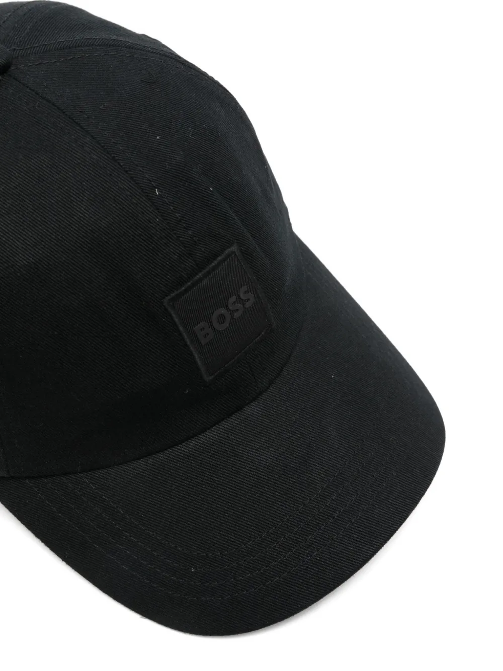 Hugo Boss Logo-patch Cap In Black