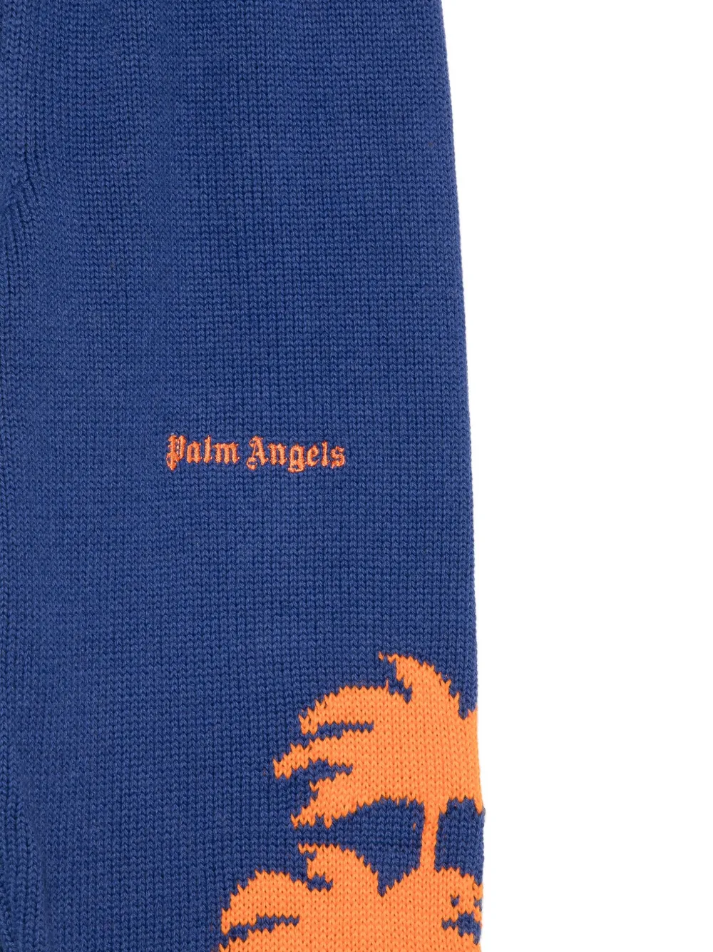 Palm Angels Kids Trainingsbroek met logoprint Blauw