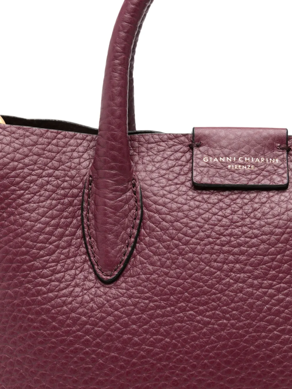 Gianni Chiarini Aretha Tote Bag In Burgundy