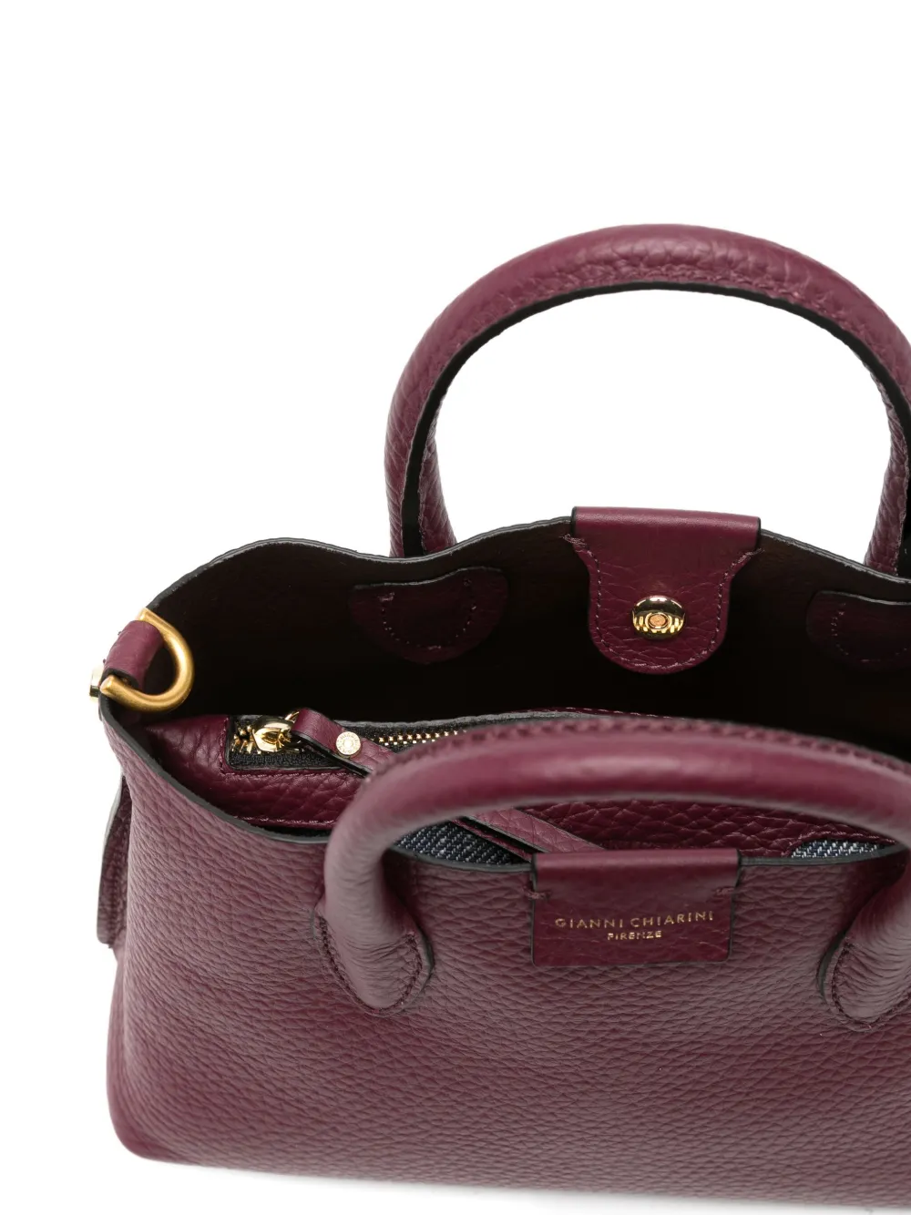 Gianni Chiarini Aretha Tote Bag In Burgundy