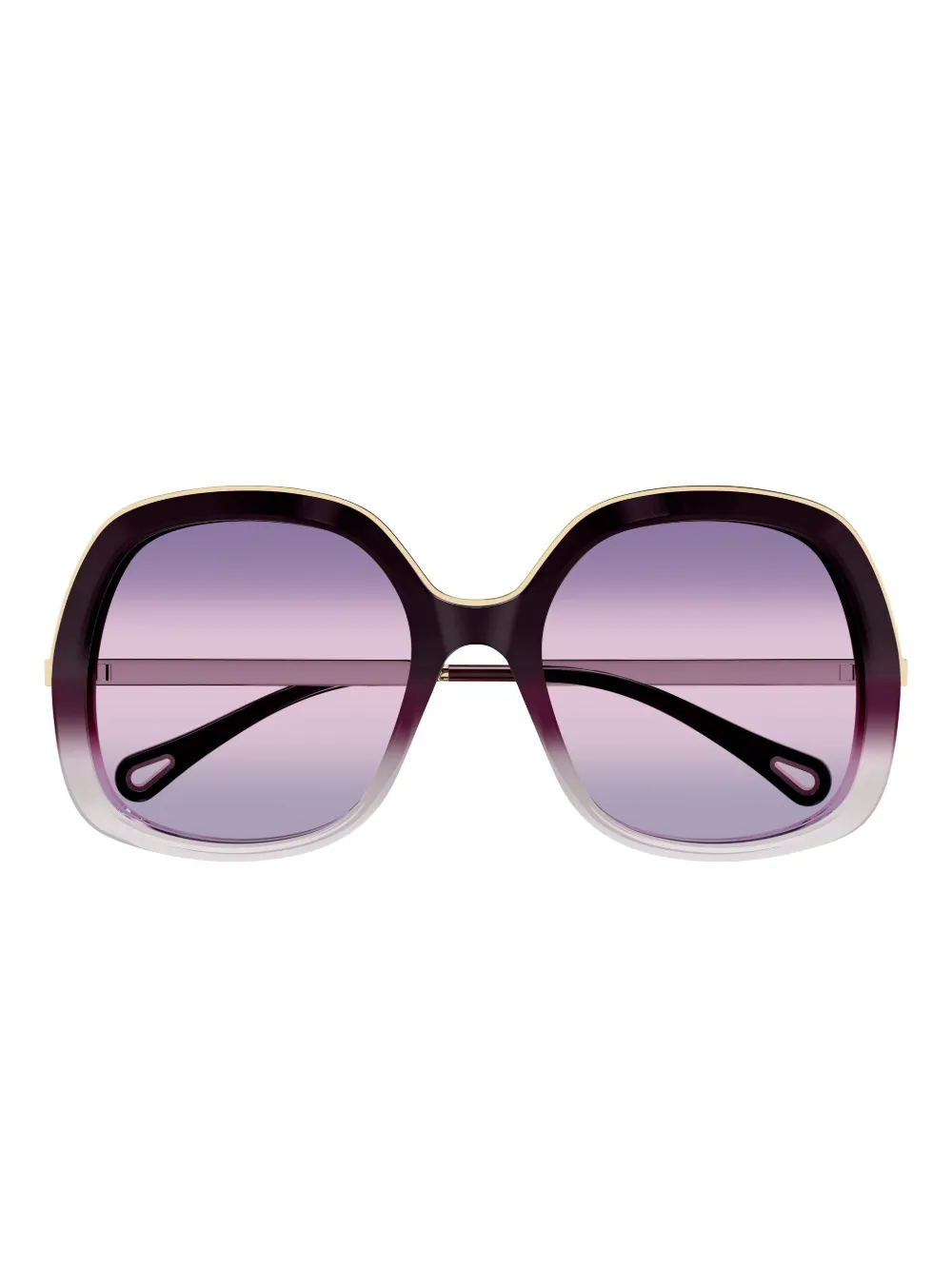 Chloé Eyewear Occhiali da sole tondi - Viola