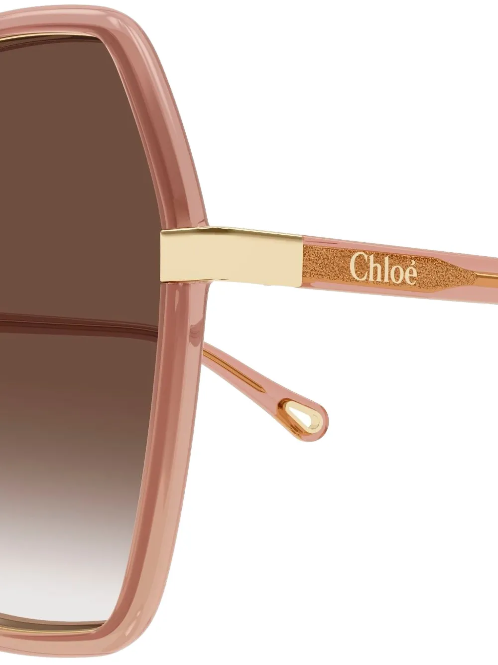Chloé Eyewear CH0262S geometrische zonnebril Roze