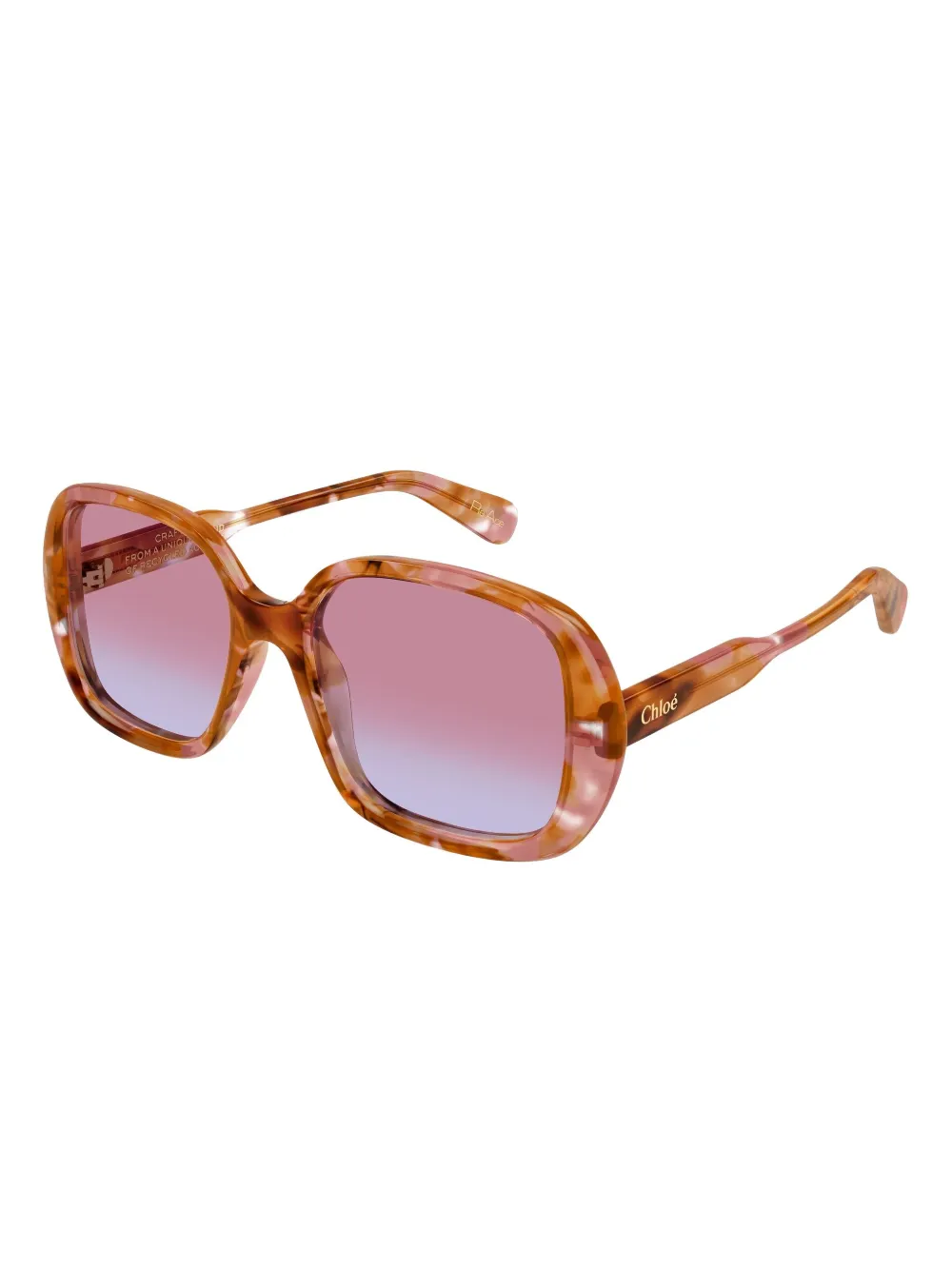 Chloé Eyewear CH0222S geometrische zonnebril - Bruin