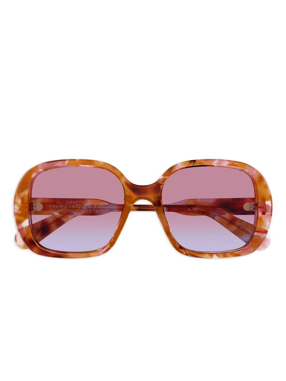 Chloé Eyewear Occhiali da sole geometrici CH0222S - Marrone