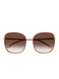 Chloé Eyewear CH0031S round frame sunglasses - Pink