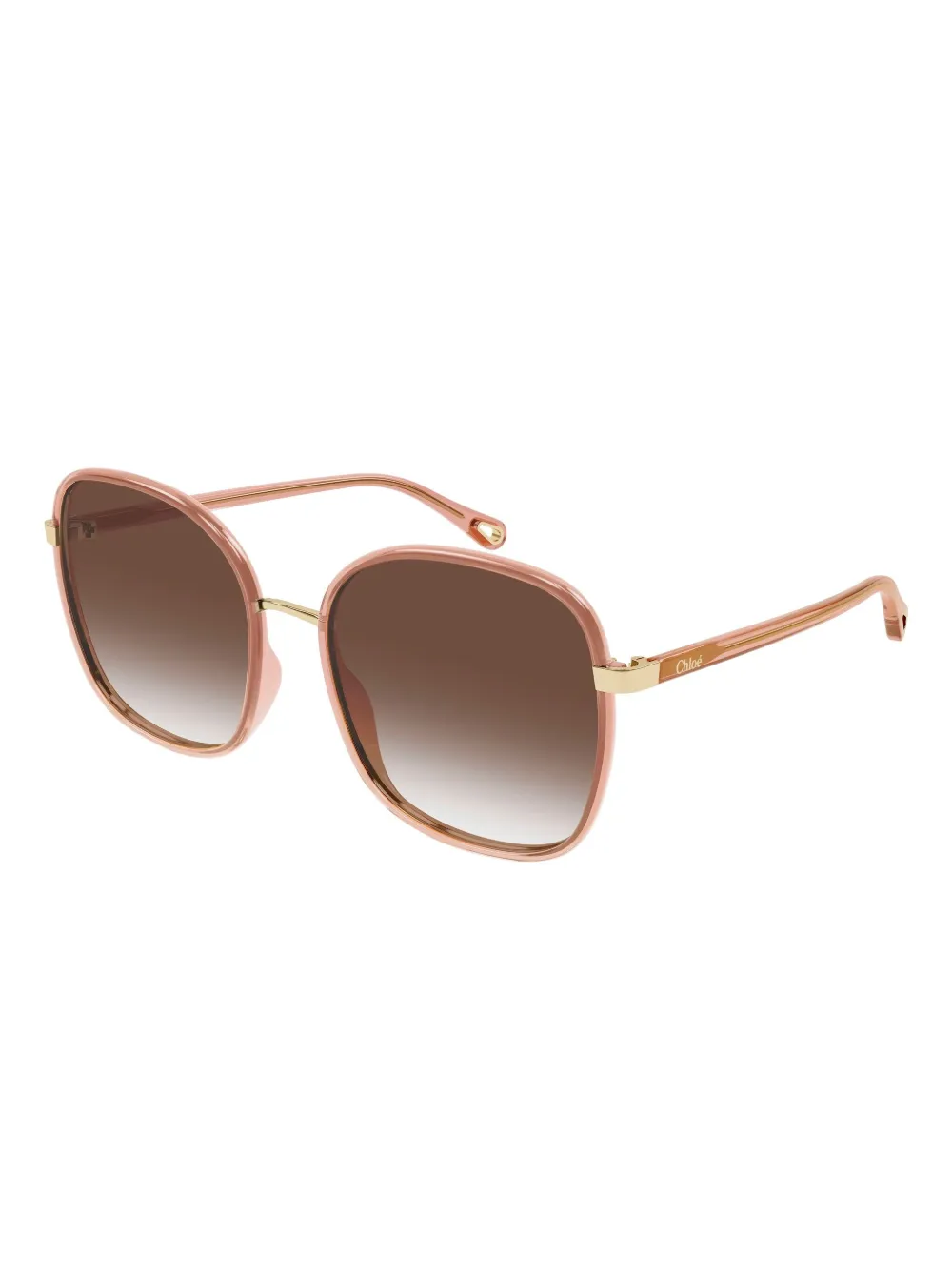 Chloé Eyewear CH0031S zonnebril met rond montuur - Roze