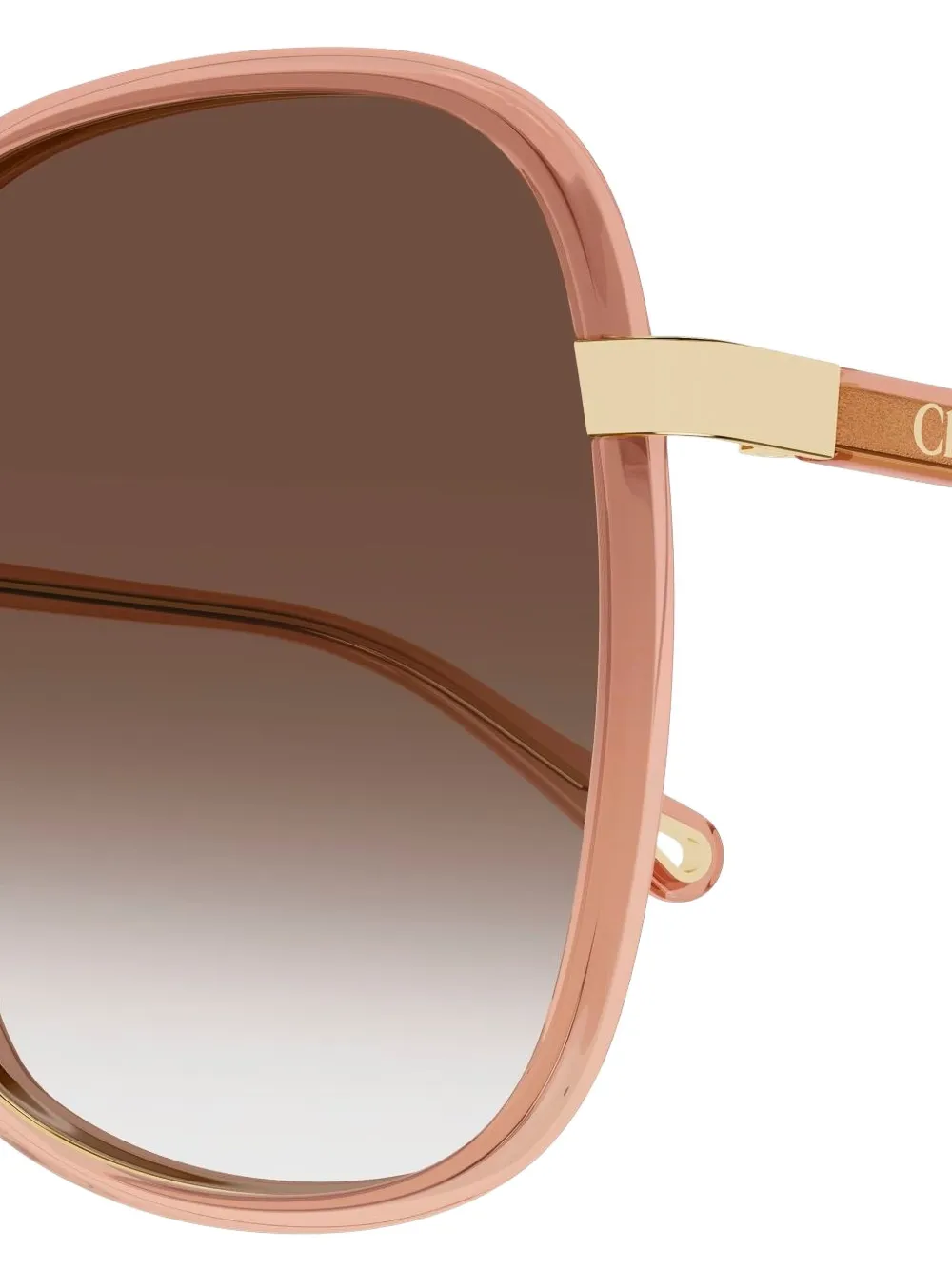 Chloé Eyewear CH0031S zonnebril met rond montuur Roze