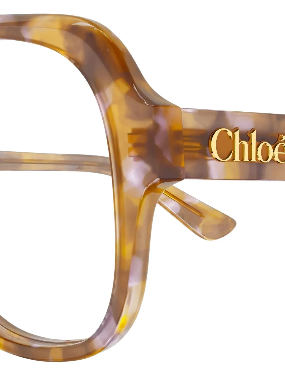 Chloé Eyewear CH0339O zonnebril met brug Bruin
