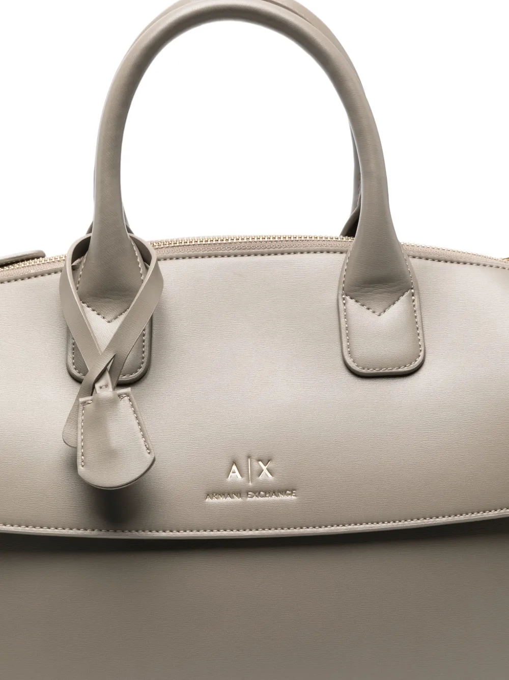 Armani Exchange ASV Trunk shopper met hangslot Grijs