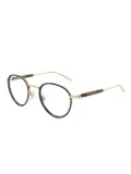 Montblanc round-frame glasses - Gold
