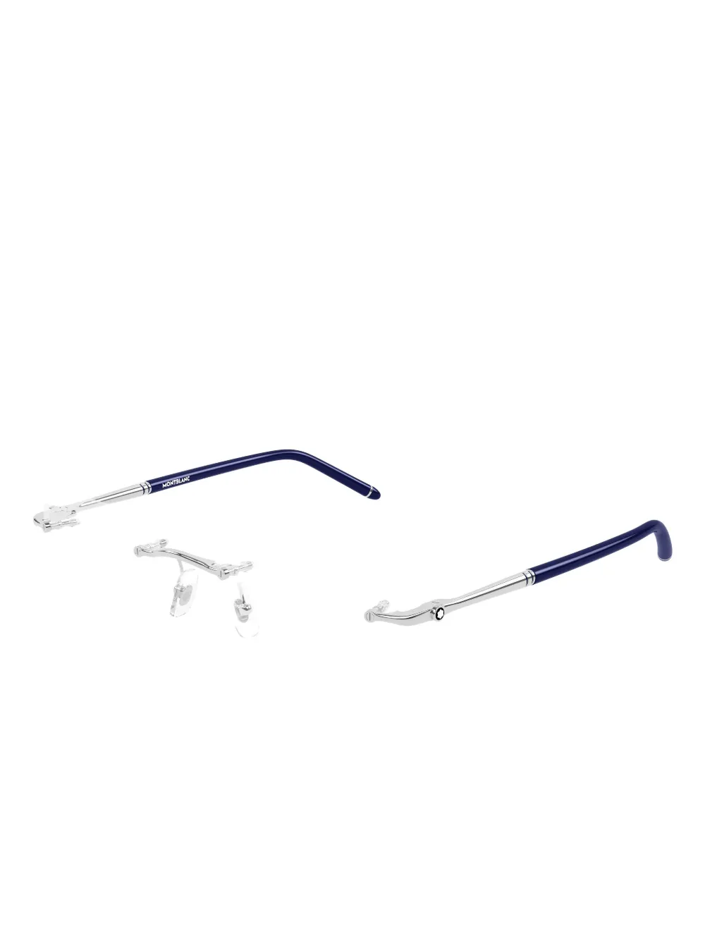 Montblanc Rectangle Glasses In White