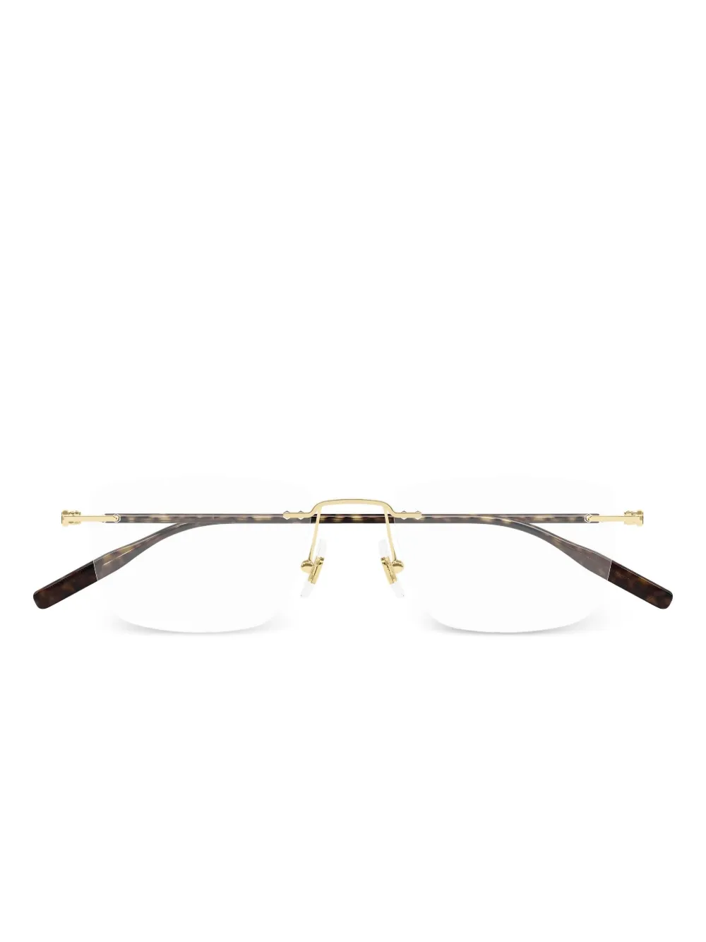 Montblanc rektangulära glasögon | brun | Image 1