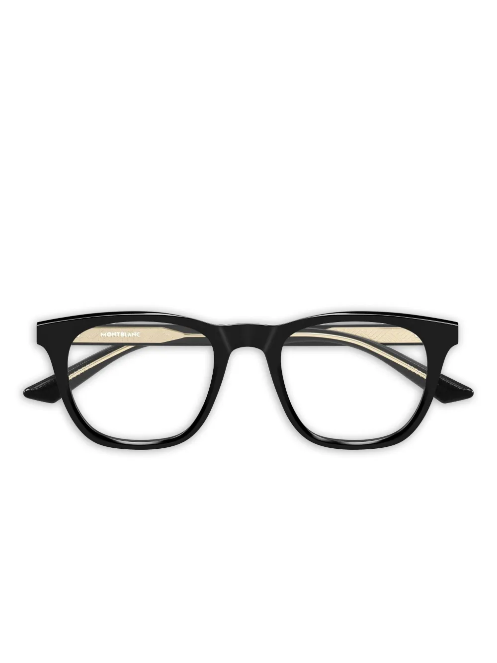 Montblanc round-frame glasses | Black | Image 1