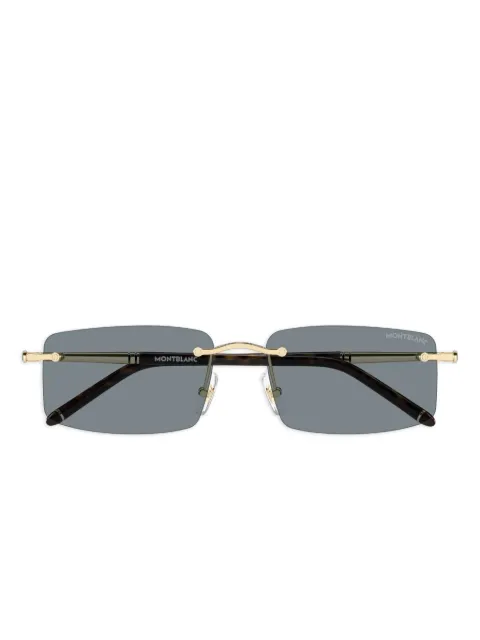 Montblanc rectangle-frame sunglasses