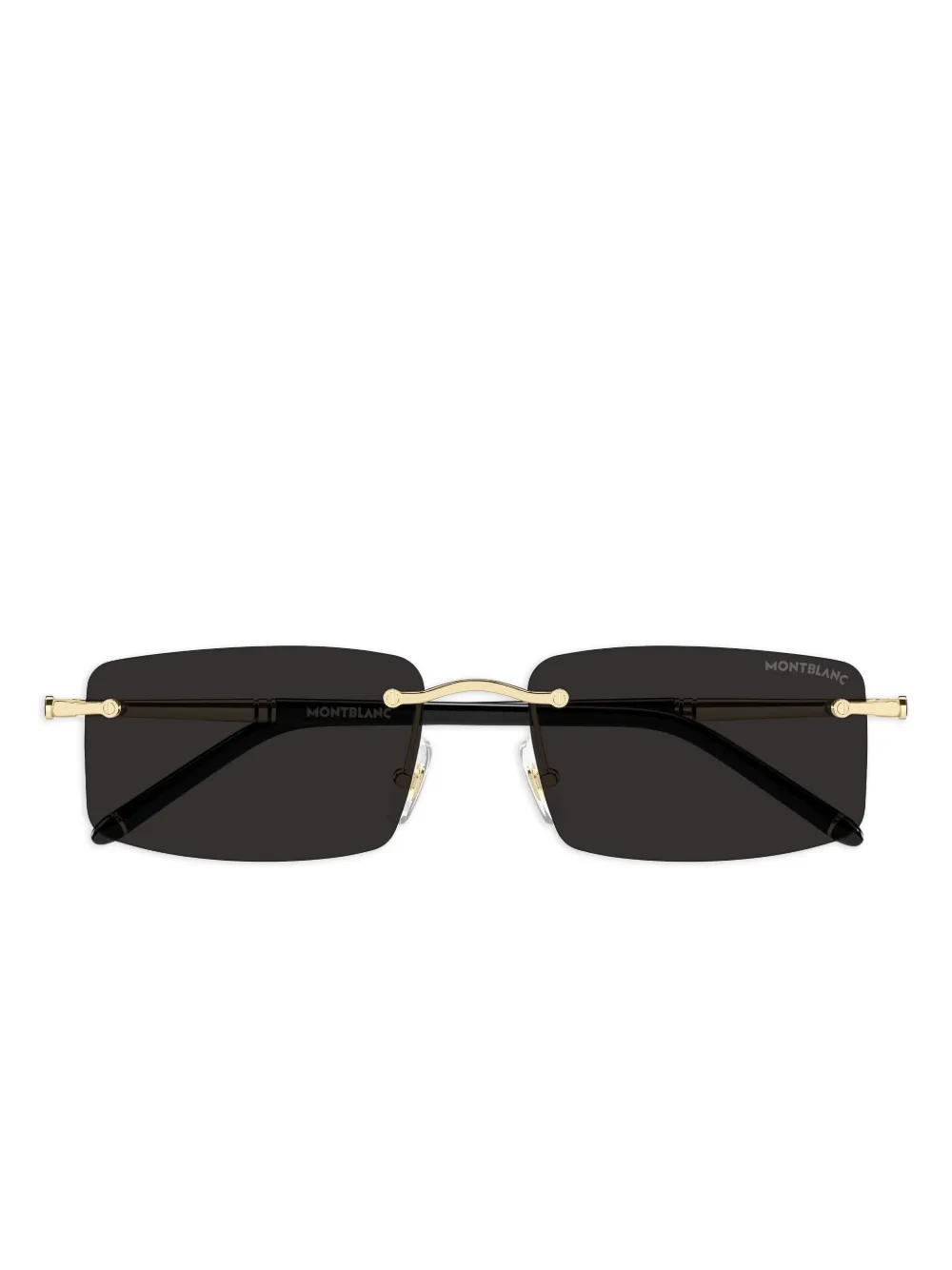 Montblanc rectangle sunglasses | Black | Image 1