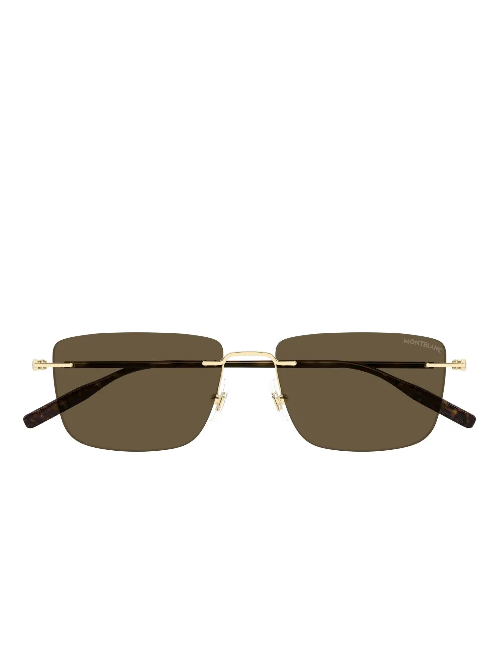 Montblanc rectangle sunglasses | Black | Image 1