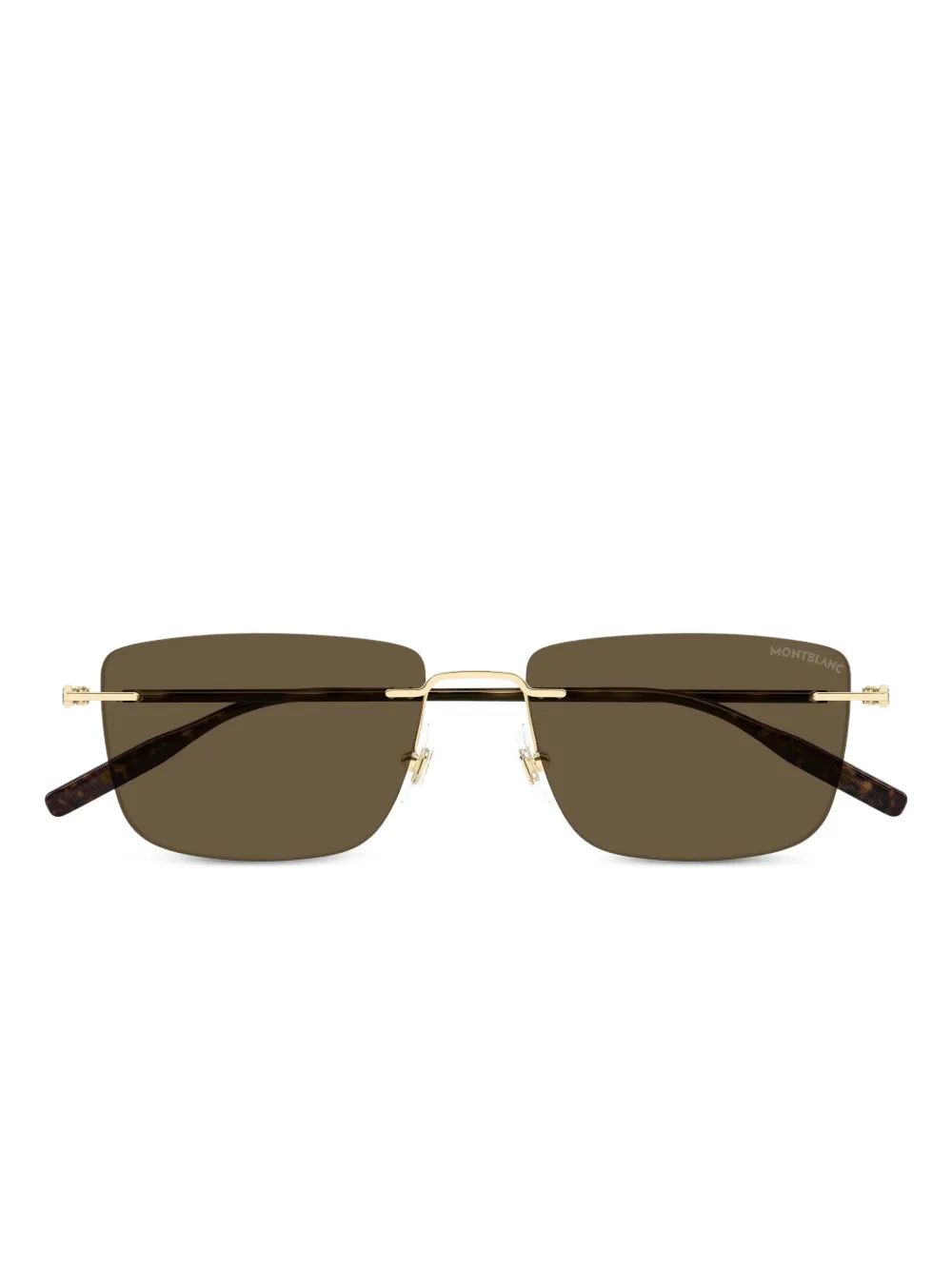 Montblanc rectangle sunglasses | Black | Image 1