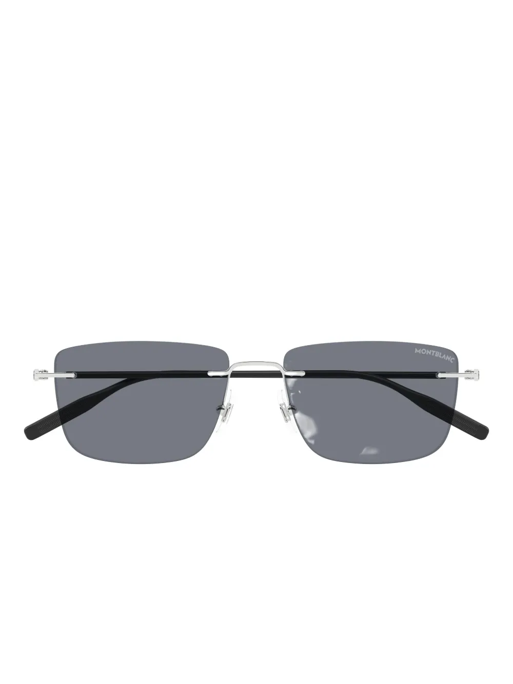 Montblanc Rahmenlose Sonnenbrille mit eckigen Gläsern | Image 2