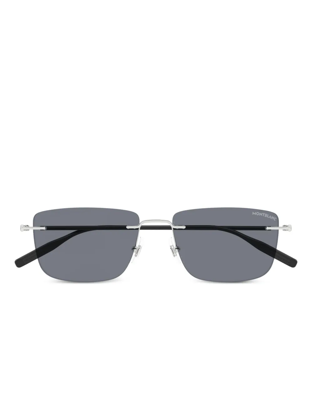 Montblanc rectangle rimless sunglasses | Image 2