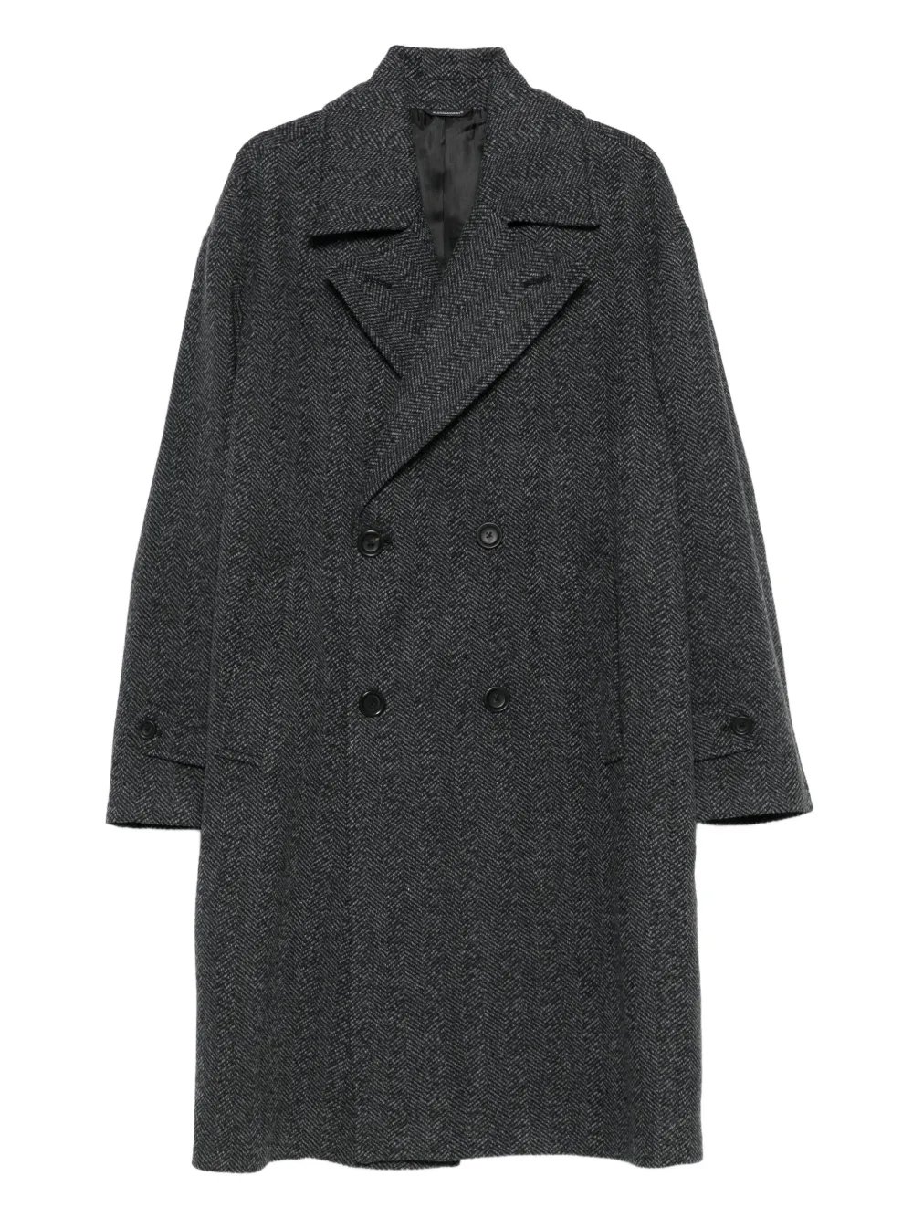 Daniele Alessandrini double-breasted coat | Grey | Image 1