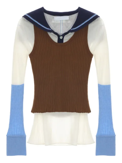 CUDDLEUP 海军领卫衣