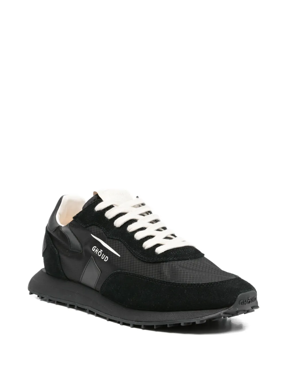 Ghoud H25 Panelled Low-top Sneakers In Black
