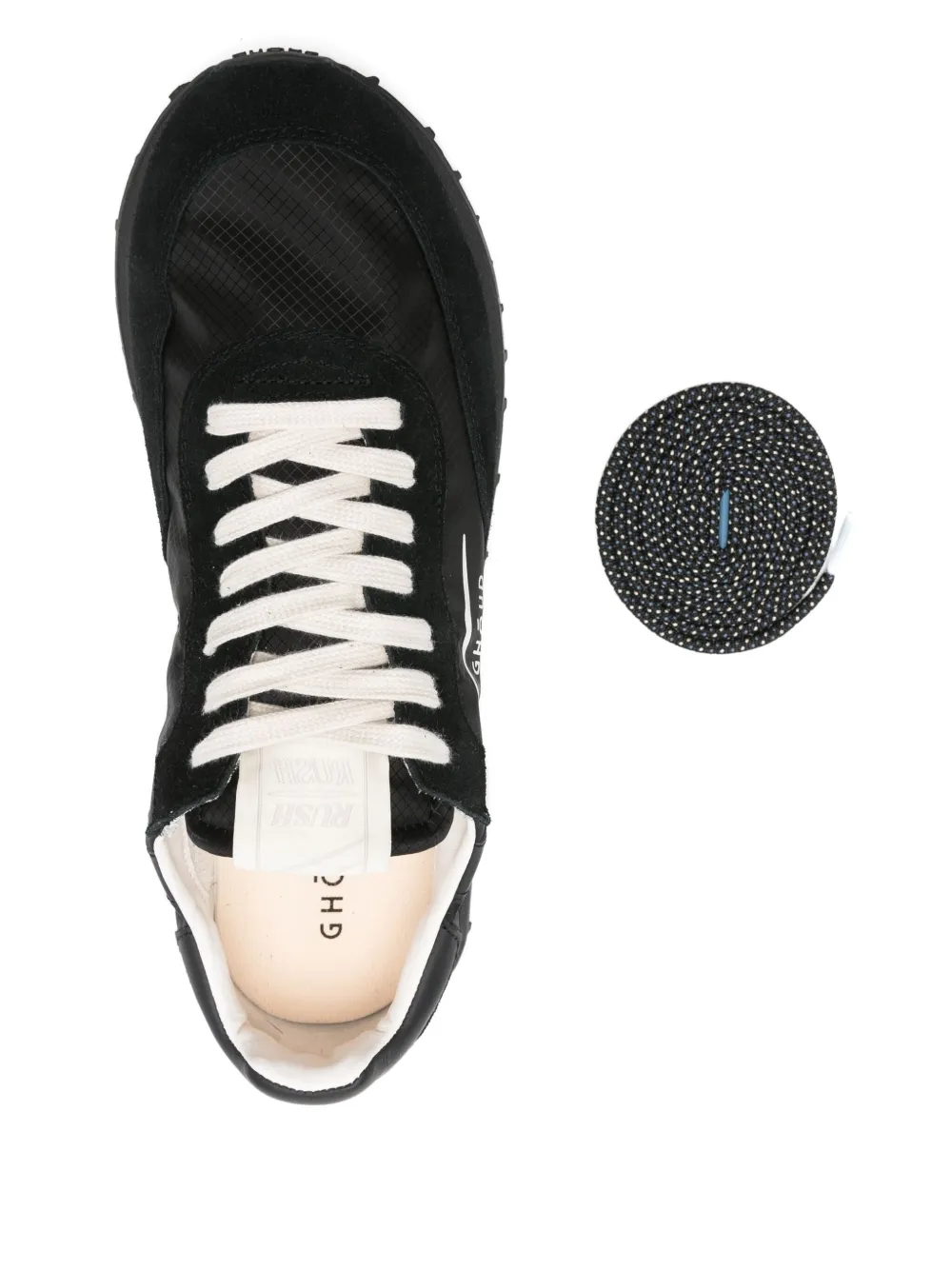 Ghoud H25 Panelled Low-top Sneakers In Black