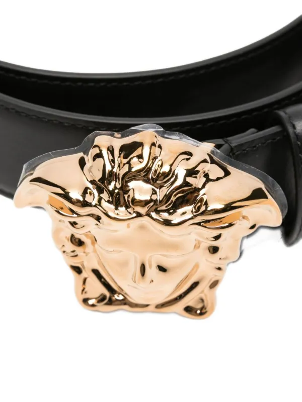 小物 Versace Medusa Head Buckle Belt Black Versace Medusa Head-buckle Belt | Black | FARFETCH