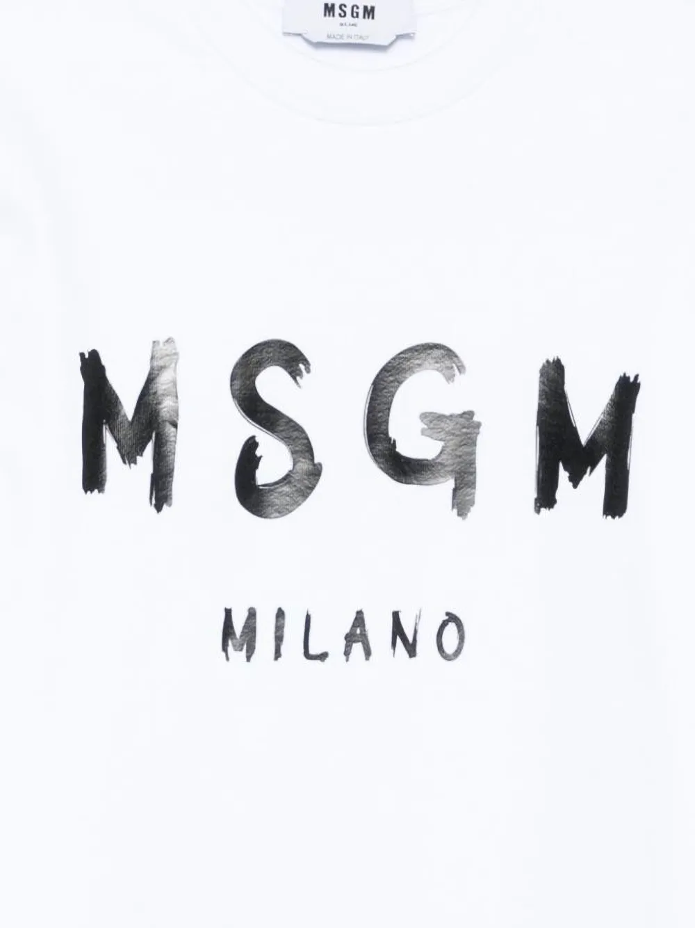 MSGM Sweater met logoprint Wit