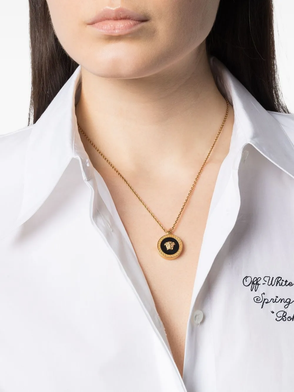 Versace Medusa pendant chain necklace | Image 2