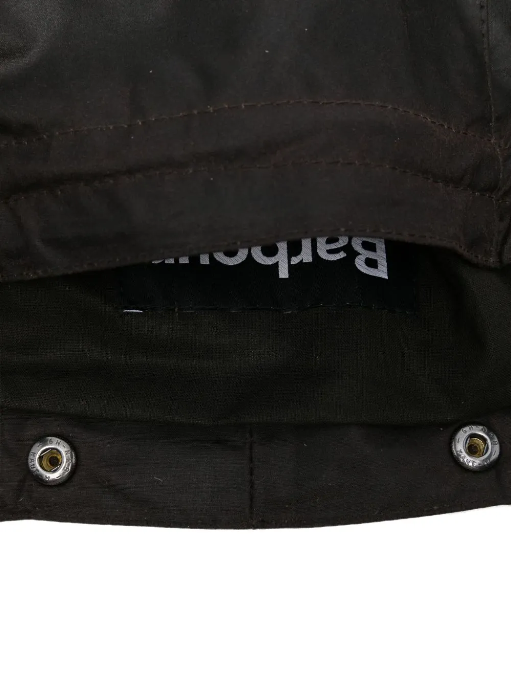 Barbour Capuchon met knopen Zwart
