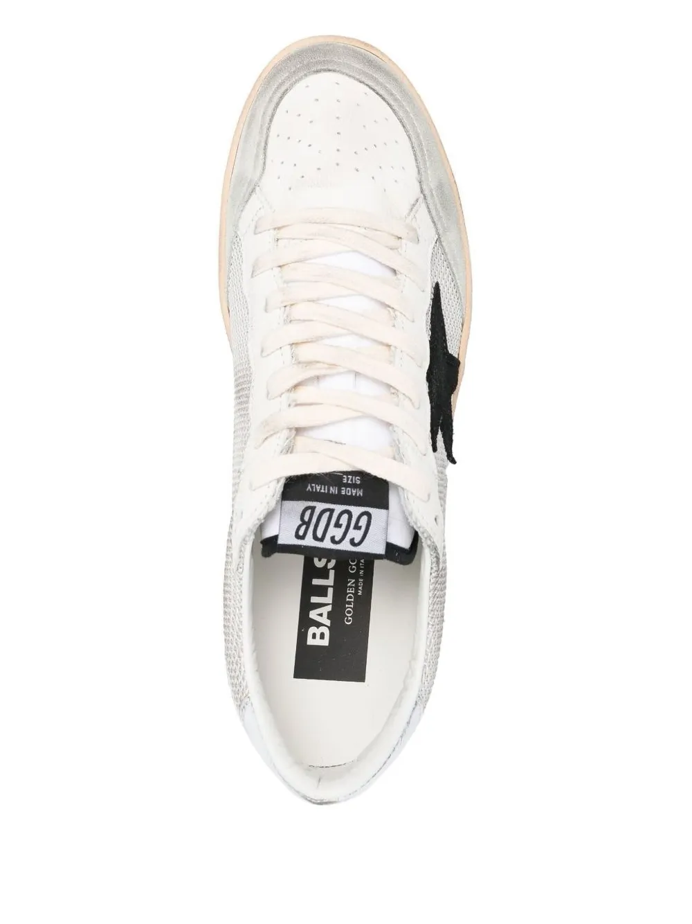 Golden Goose Ball sneakers met sterapplicatie Grijs