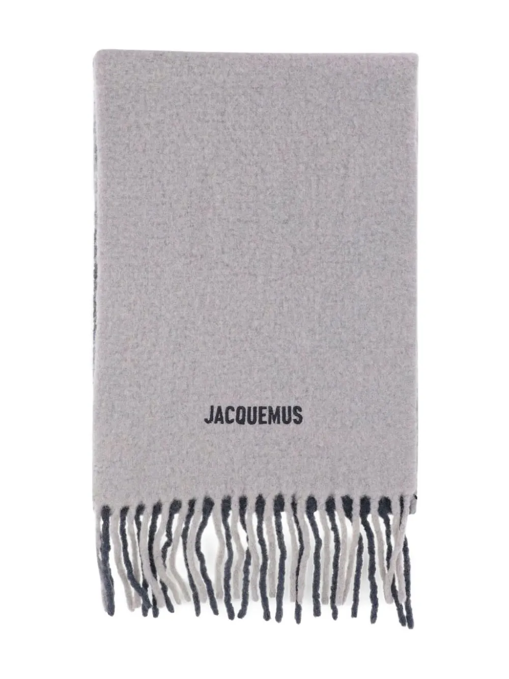 Jacquemus fringed scarf | Grey | Image 1