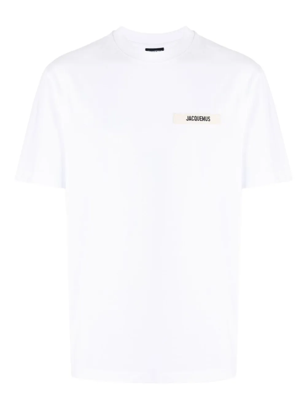 Jacquemus Logo-patch T-shirt In White