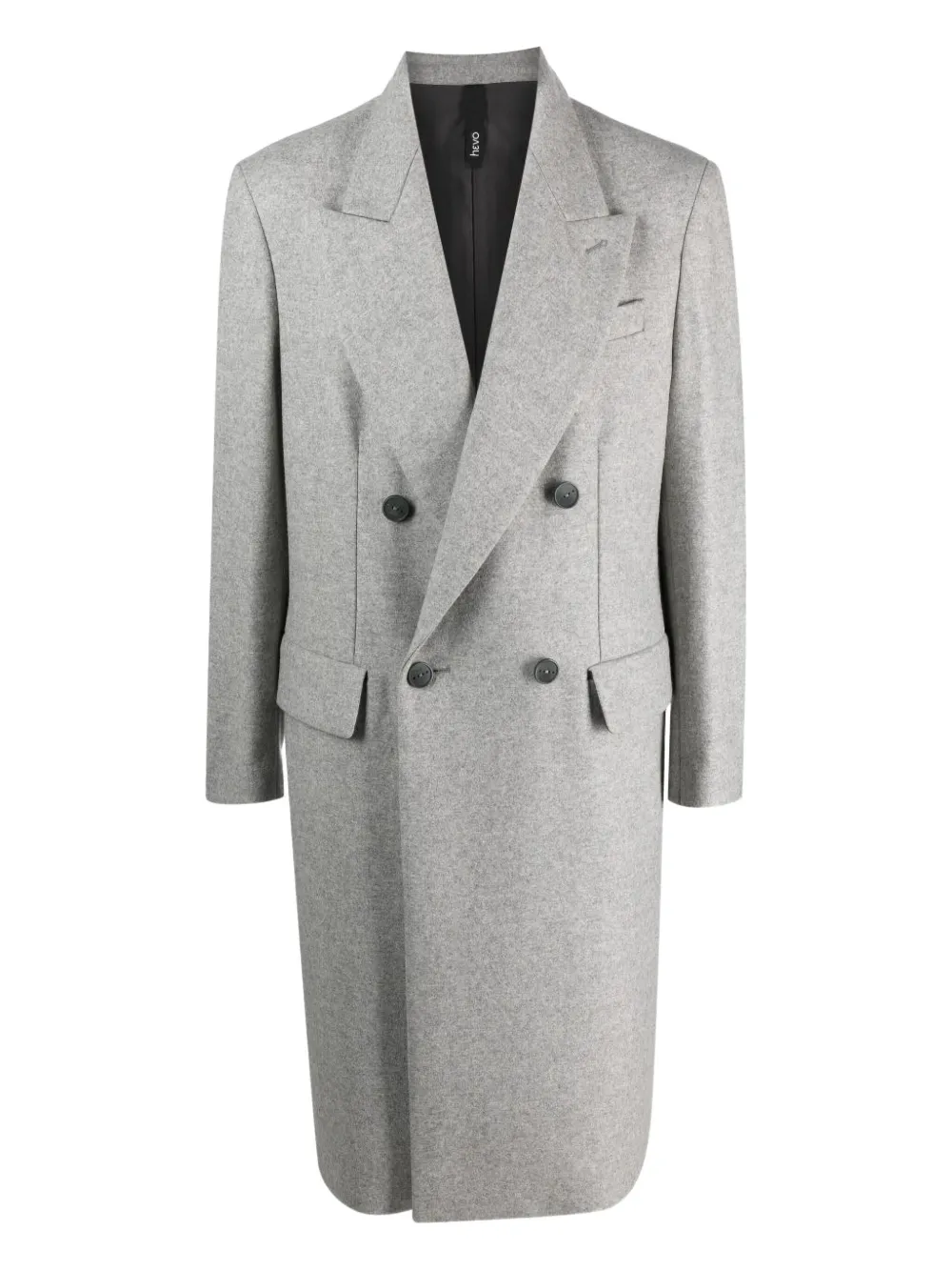 Hevo double-breasted coat | Grey | Image 1