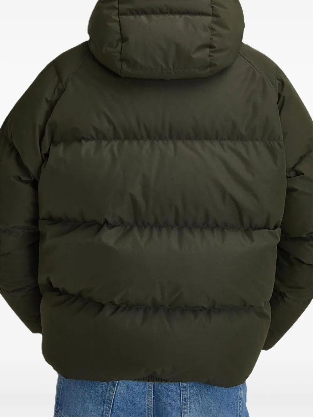 Barbour Jack met ribfluwelen kraag en capuchon Groen