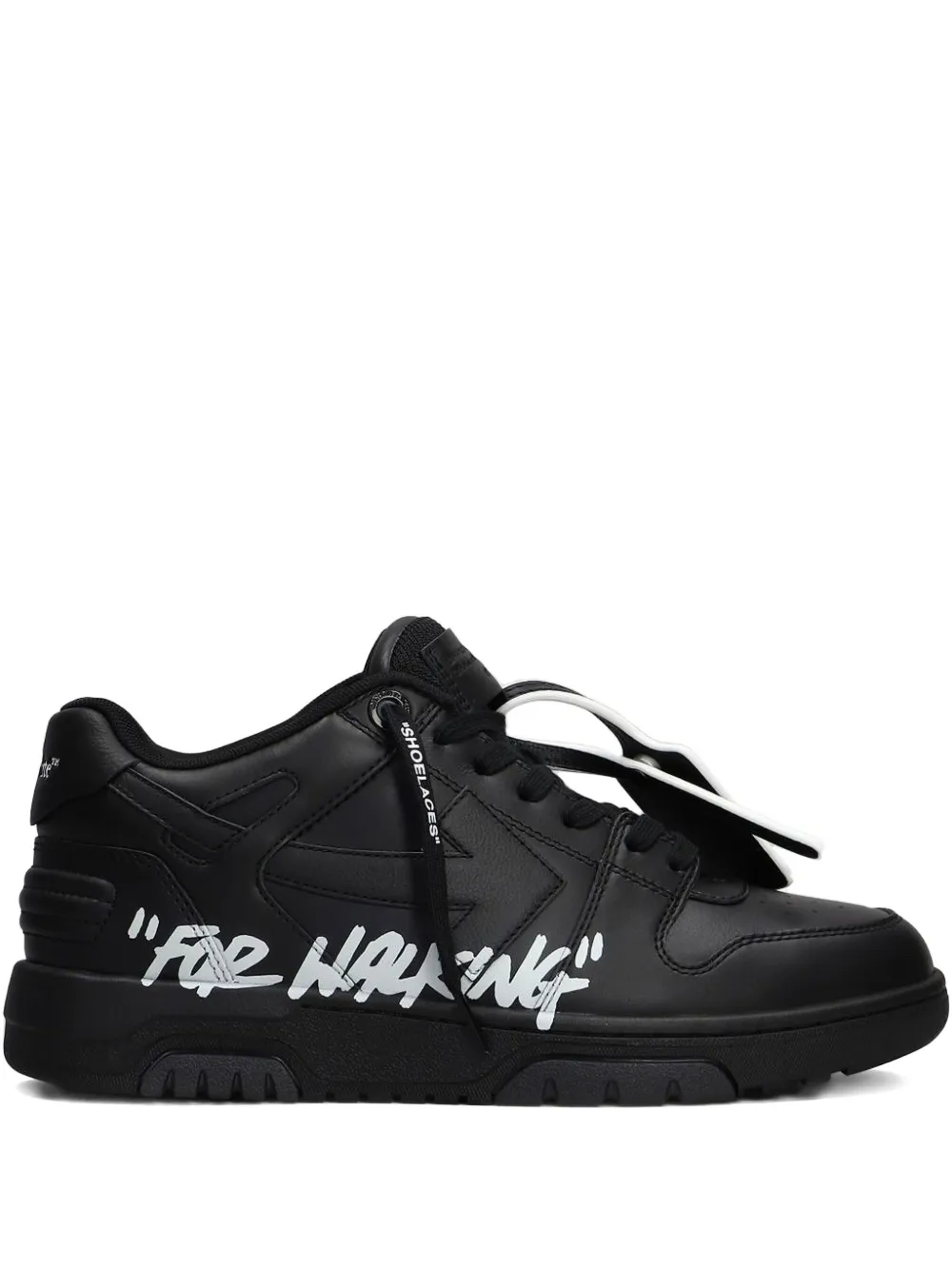 Off-White slogan-print sneakers | Black | Image 1