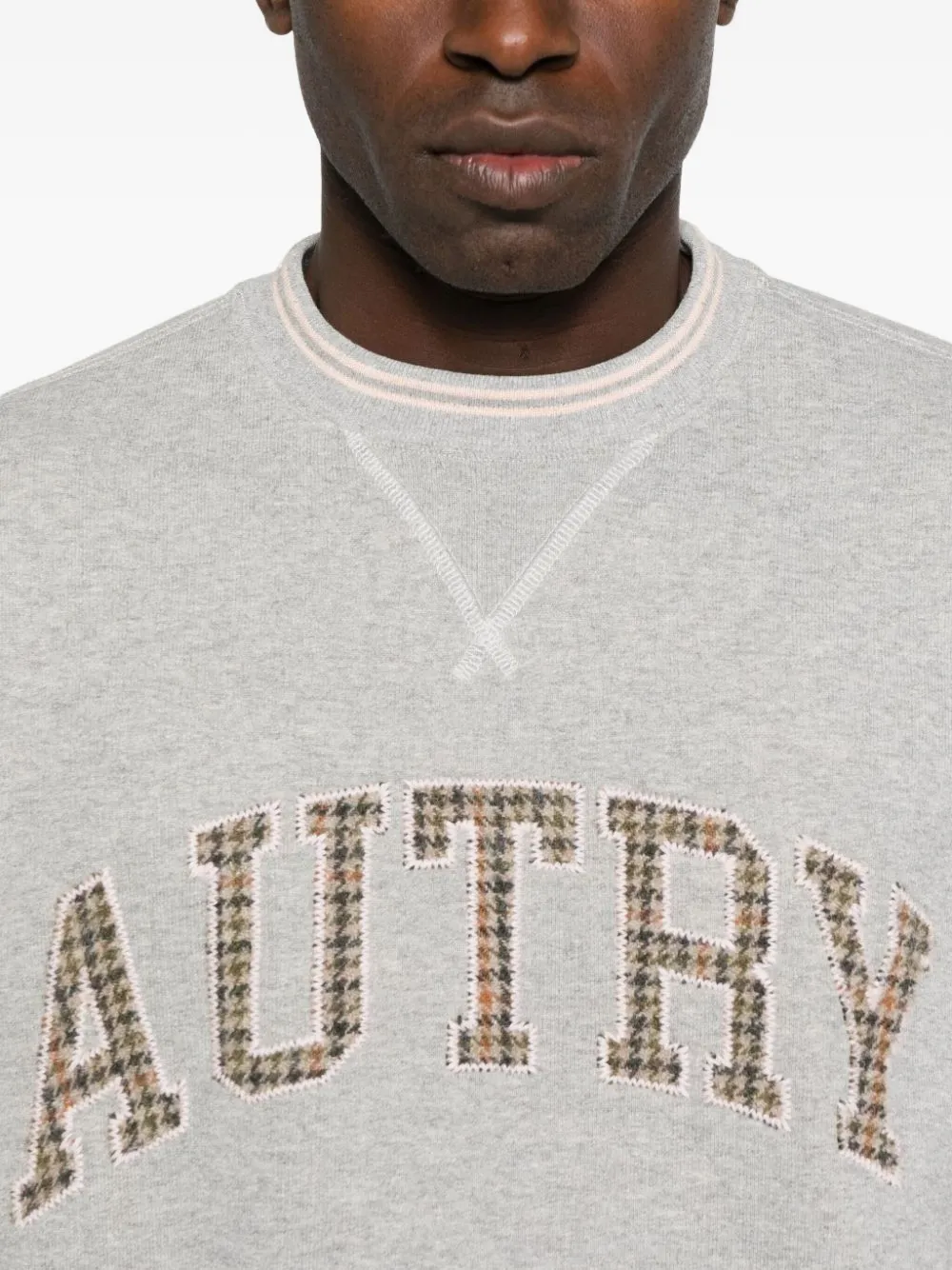 Autry Sweater met logo Grijs